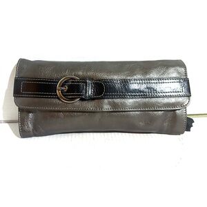 Nina bossi Elegant Black and Gray Clutch